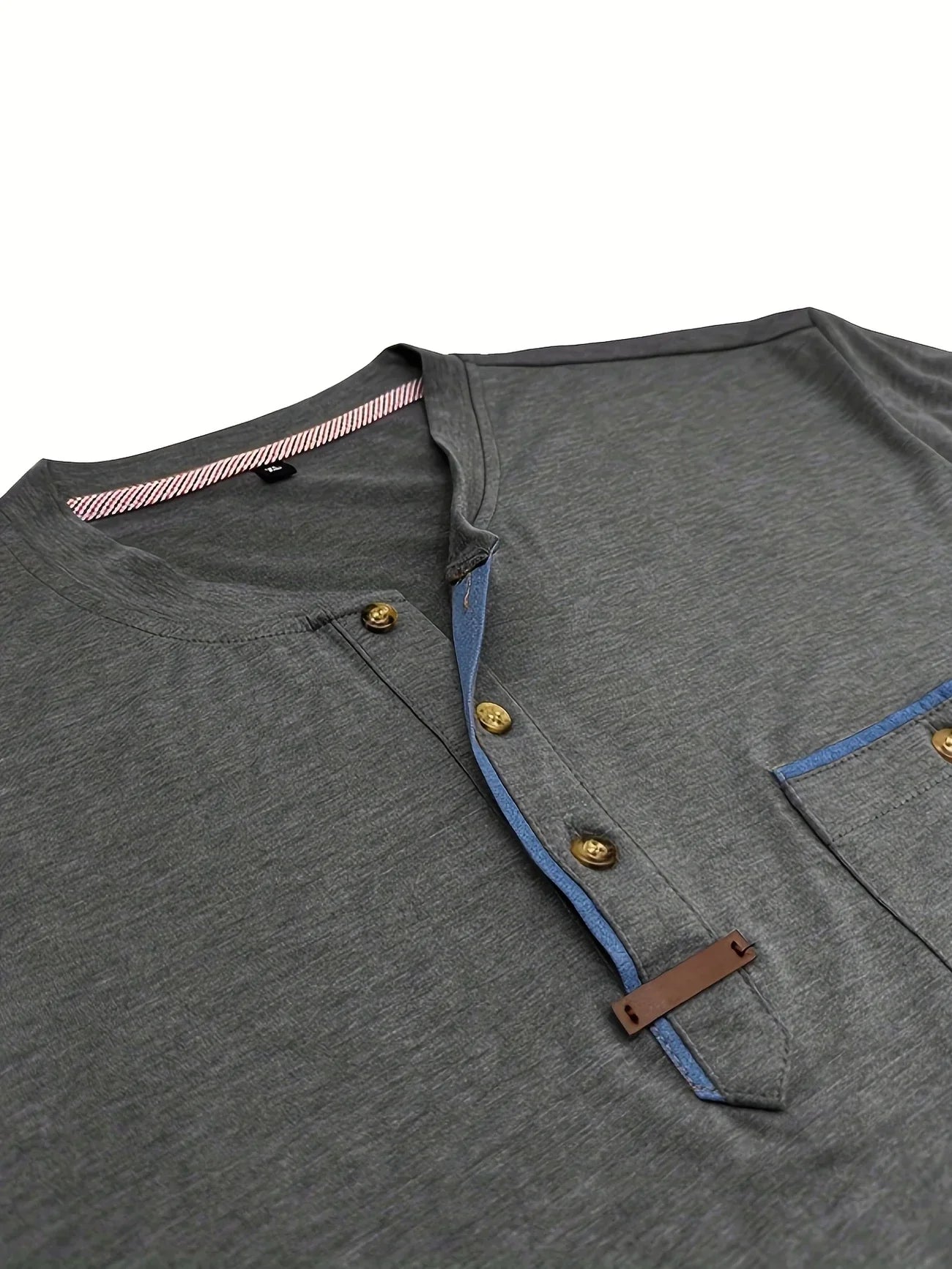Lenoir™ | T-shirt col rond élégant avec poche