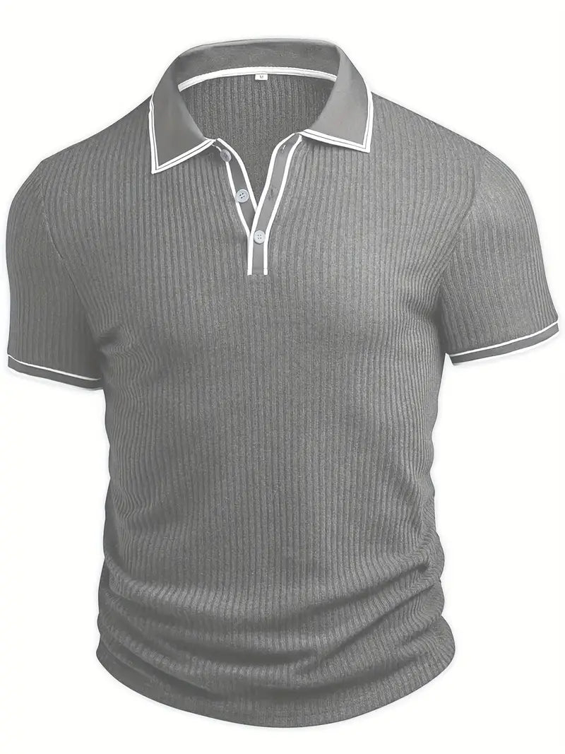Lenoir™ | Polo élégant à manches courtes