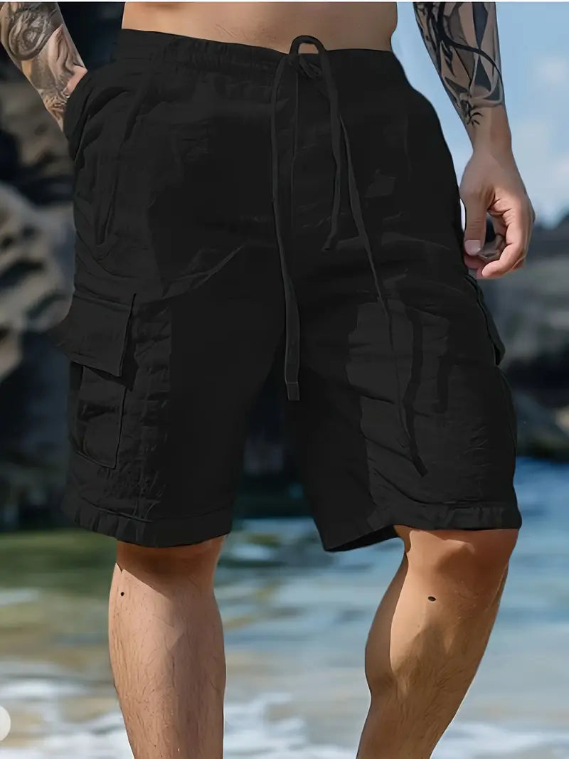 Lenoir™ | Short respirant à taille élastique