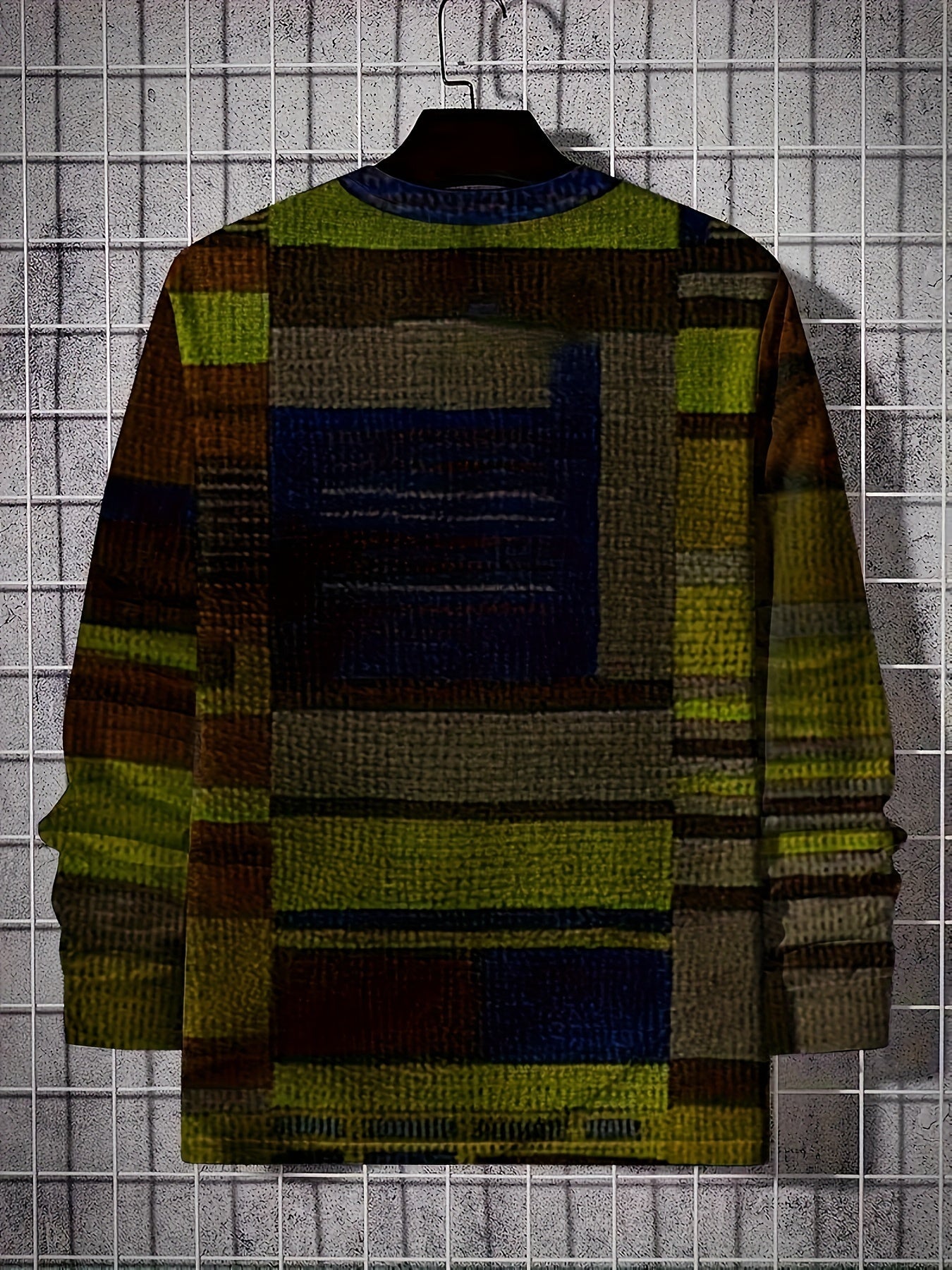 Lenoir™ | T-shirt à manches longues avec motif color block