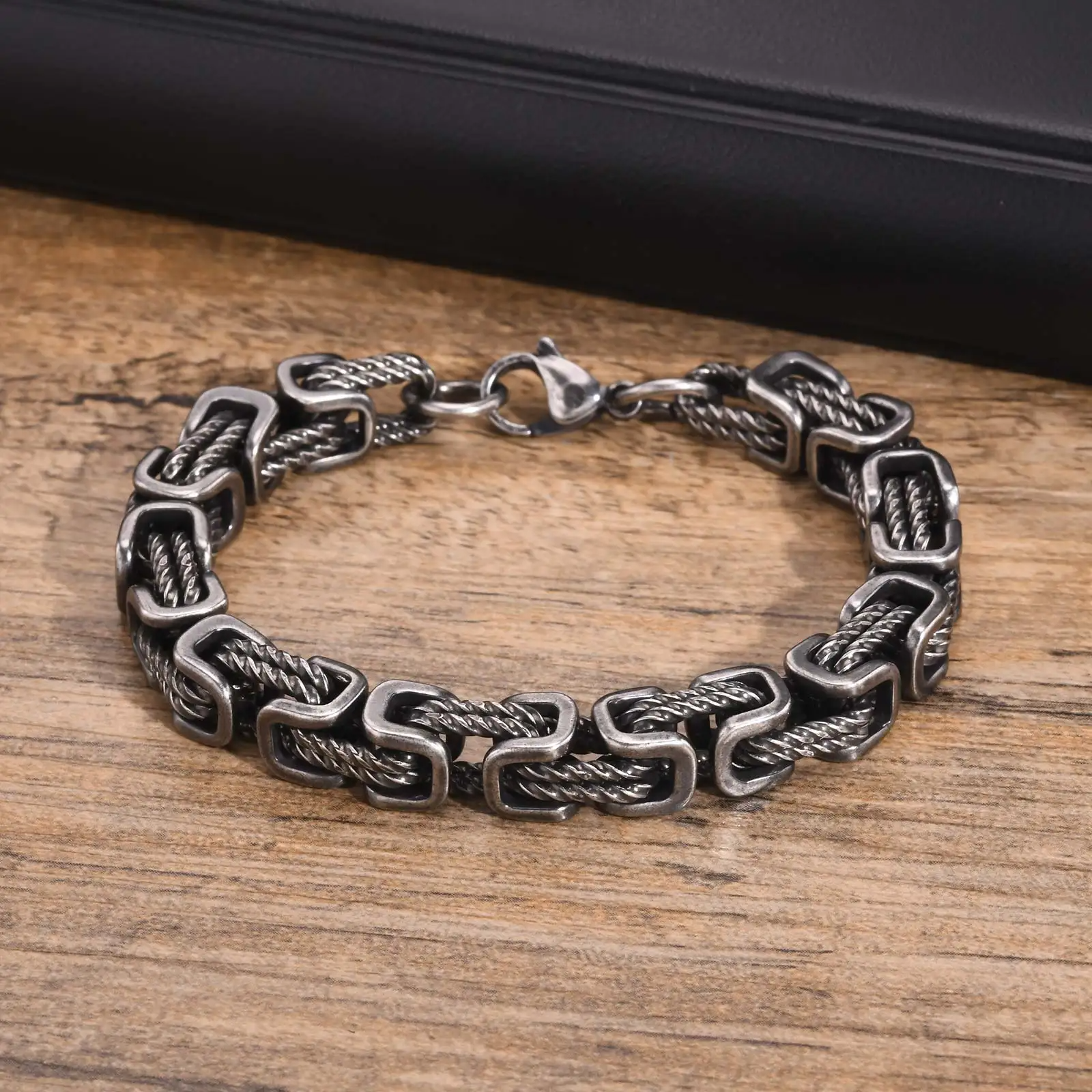 Lenoir™ | Bracelet en chaîne forgée