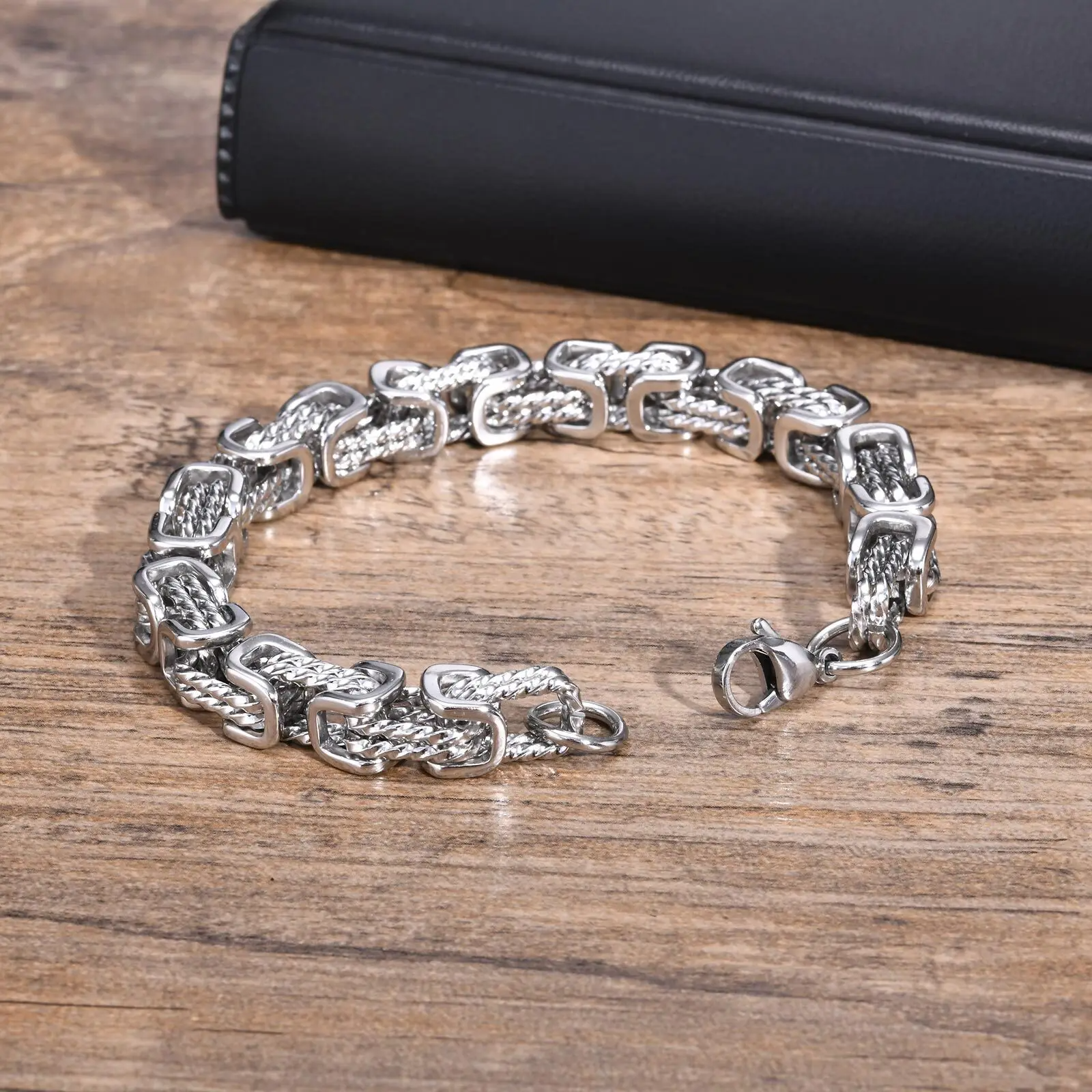 Lenoir™ | Bracelet en chaîne forgée