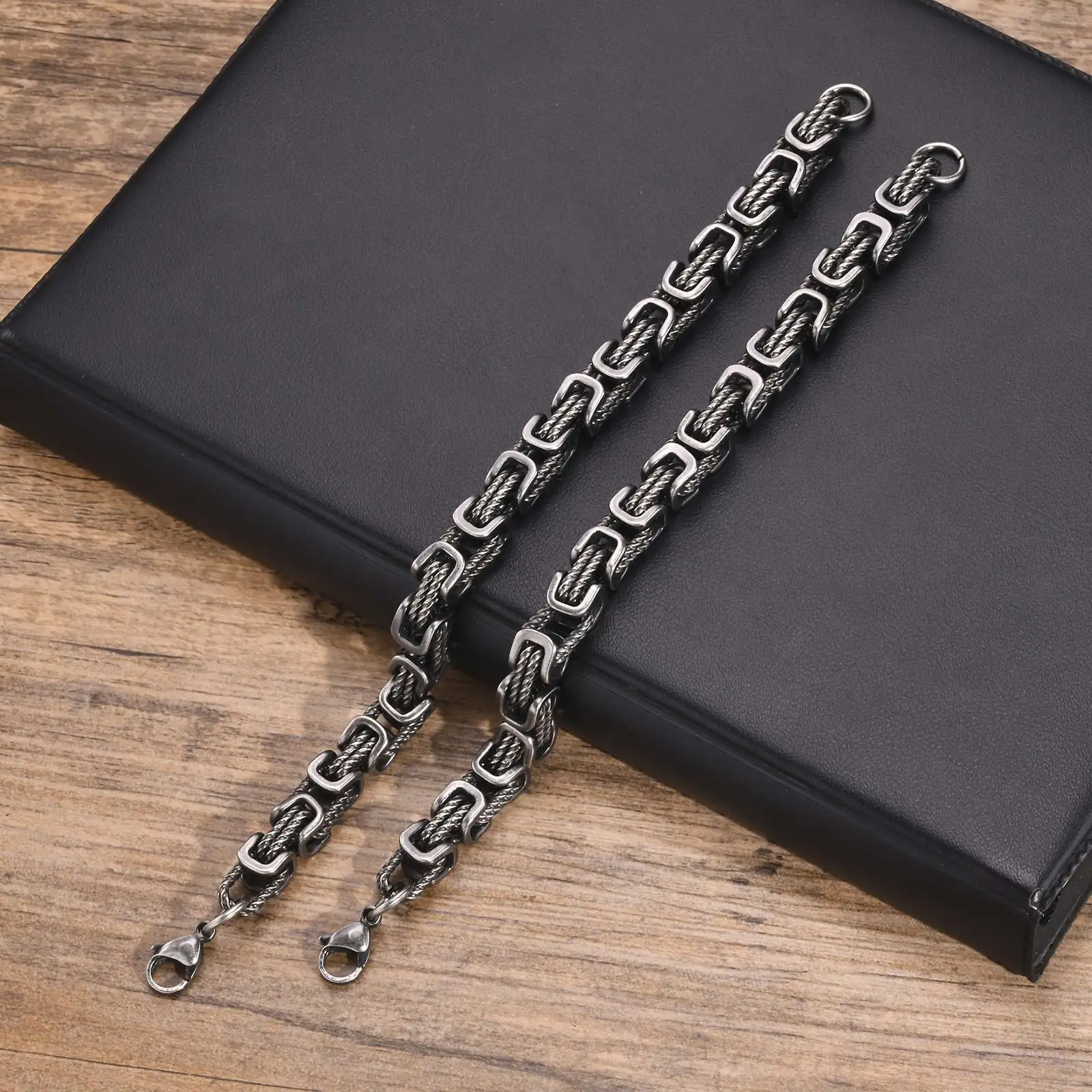 Lenoir™ | Bracelet en chaîne forgée