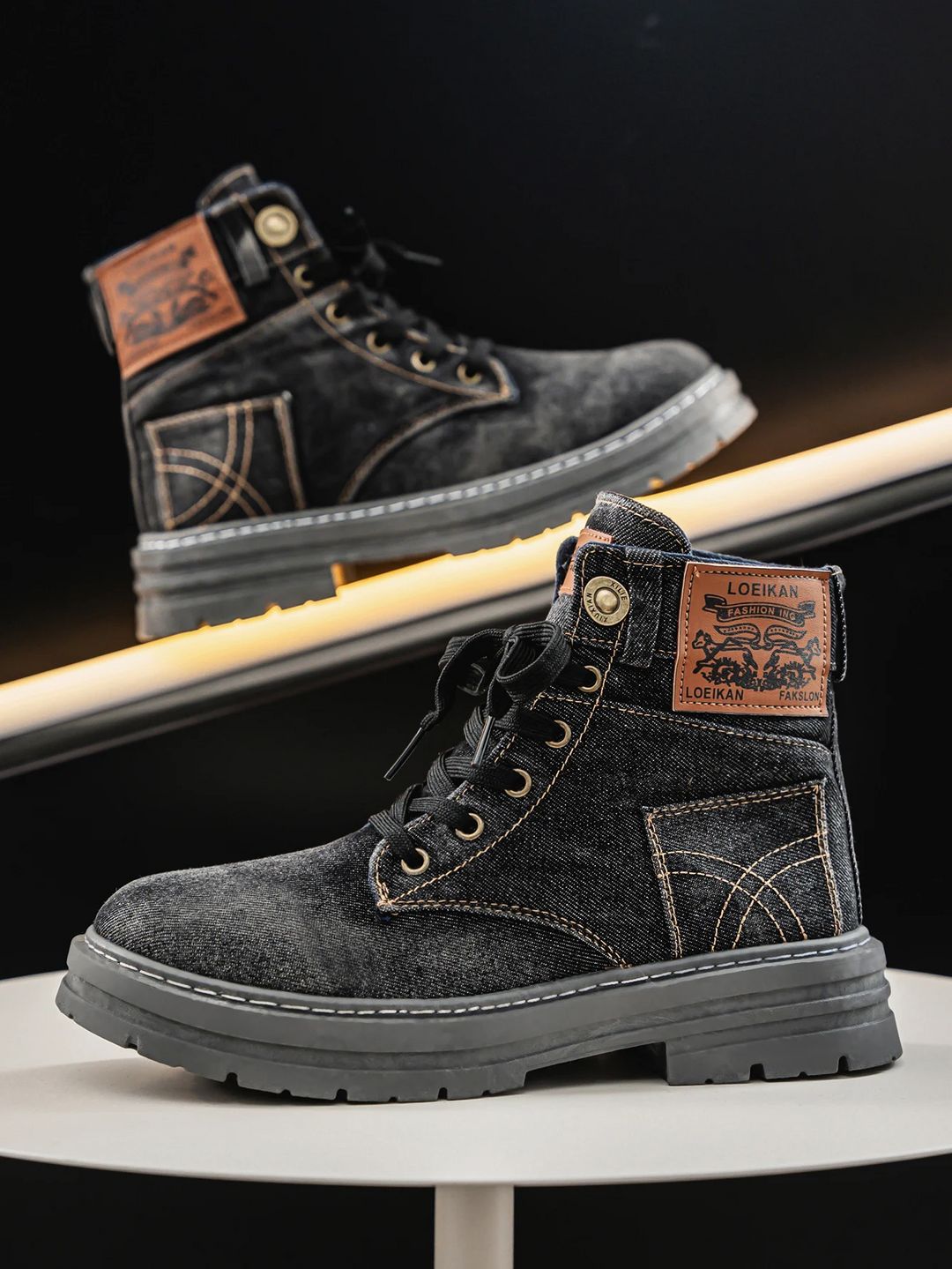 Lenoir™ | Bottes élégantes en denim