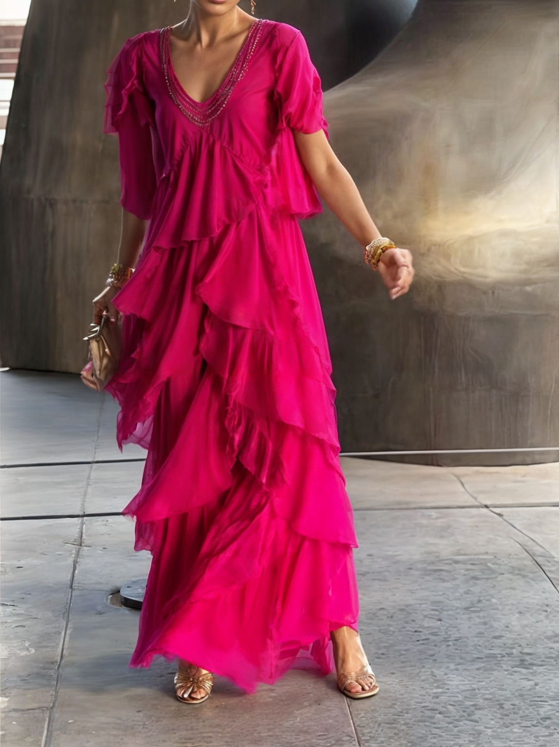 Lenoir™ | Robe Longue Élégante