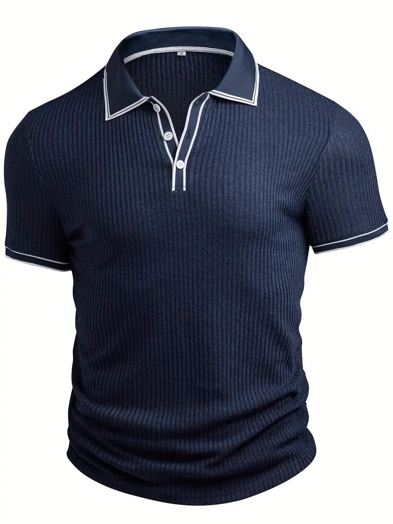 Lenoir™ | Polo élégant à manches courtes