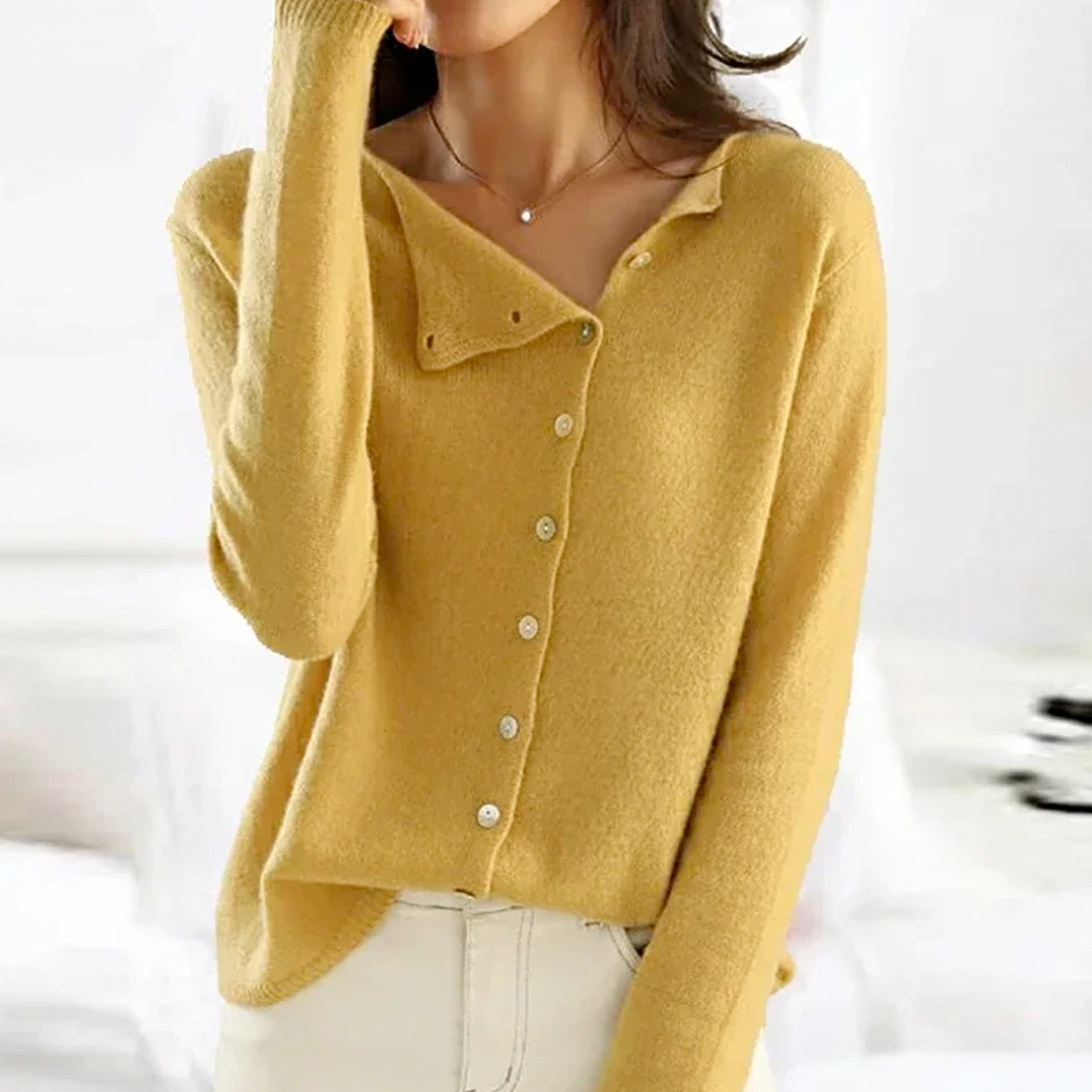 Lenoir™ | Cardigan classique en maille boutonnée