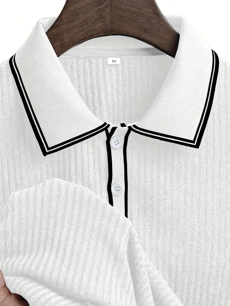 Lenoir™ | Polo élégant à manches courtes