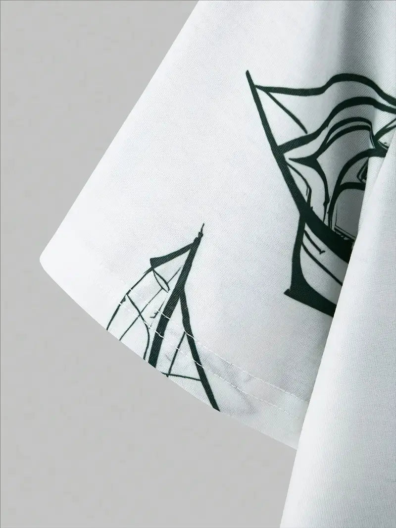 Lenoir™ | Ensemble d'été élégant imprimé deux pièces