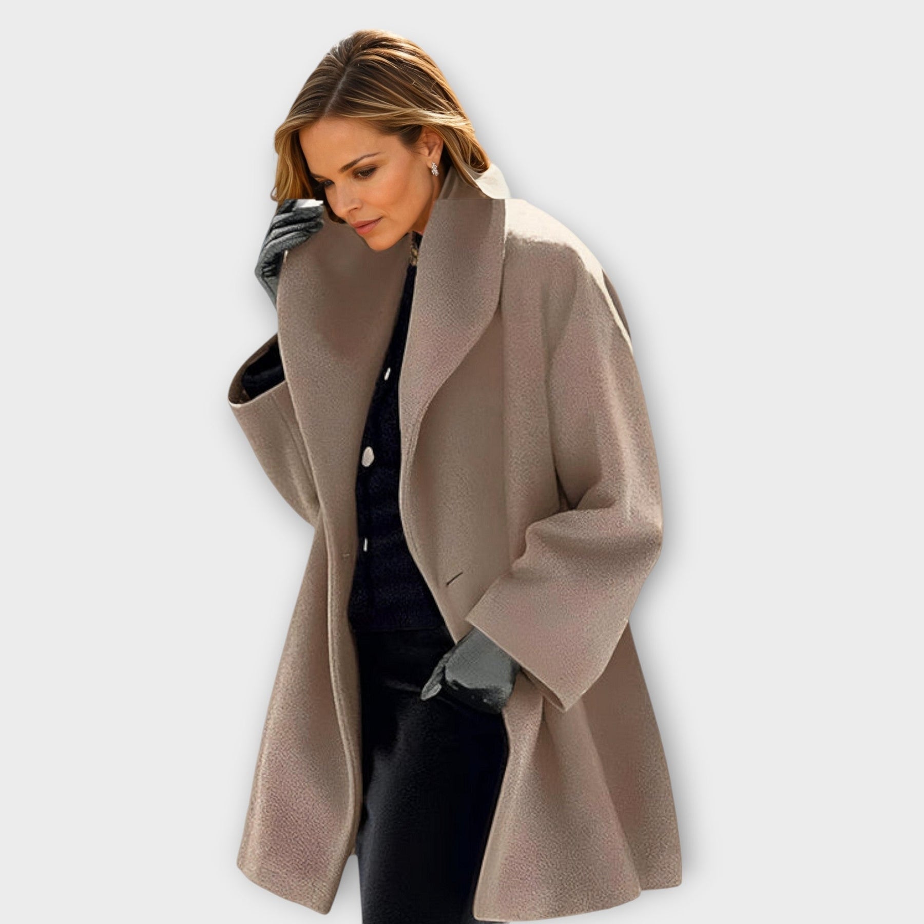 Lenoir™ | Manteau veste coupe-vent de luxe en laine