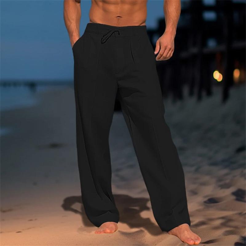 Lenoir™ | Pantalon uni en lin