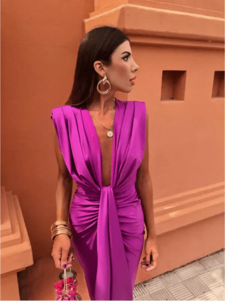 Lenoir™ | Robe Drapée Élégante