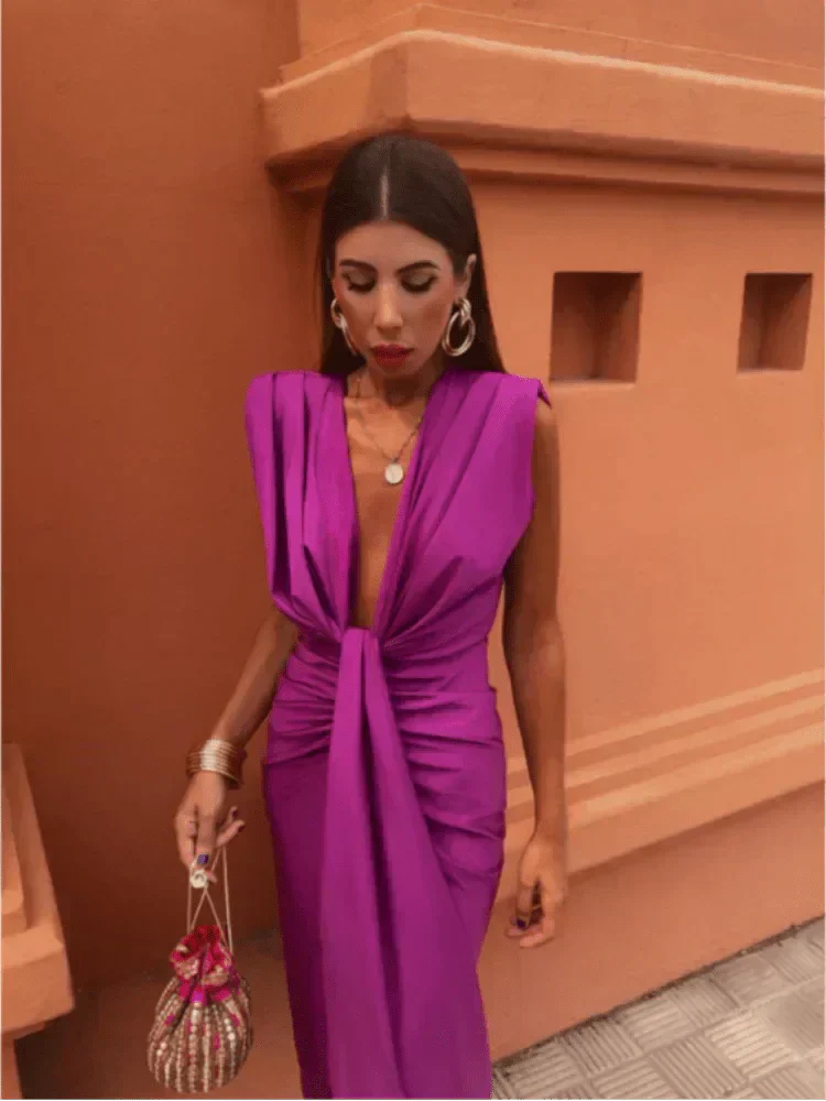 Lenoir™ | Robe Drapée Élégante