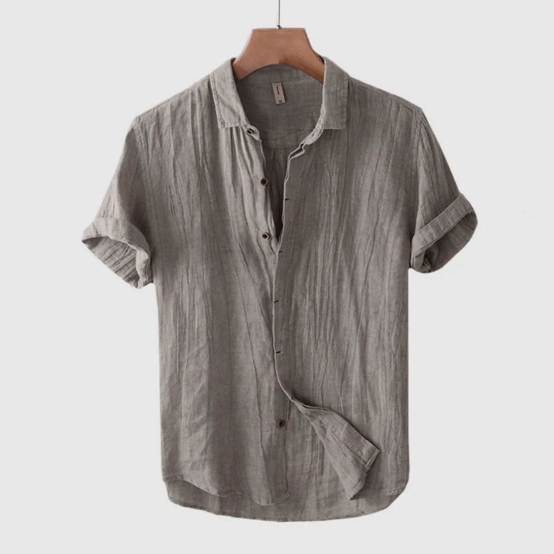 Lenoir™ | Chemise élégante à manches courtes avec boutons