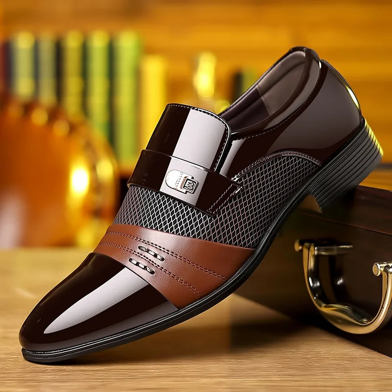 Lenoir™ | Chaussures habillées brillantes haut de gamme