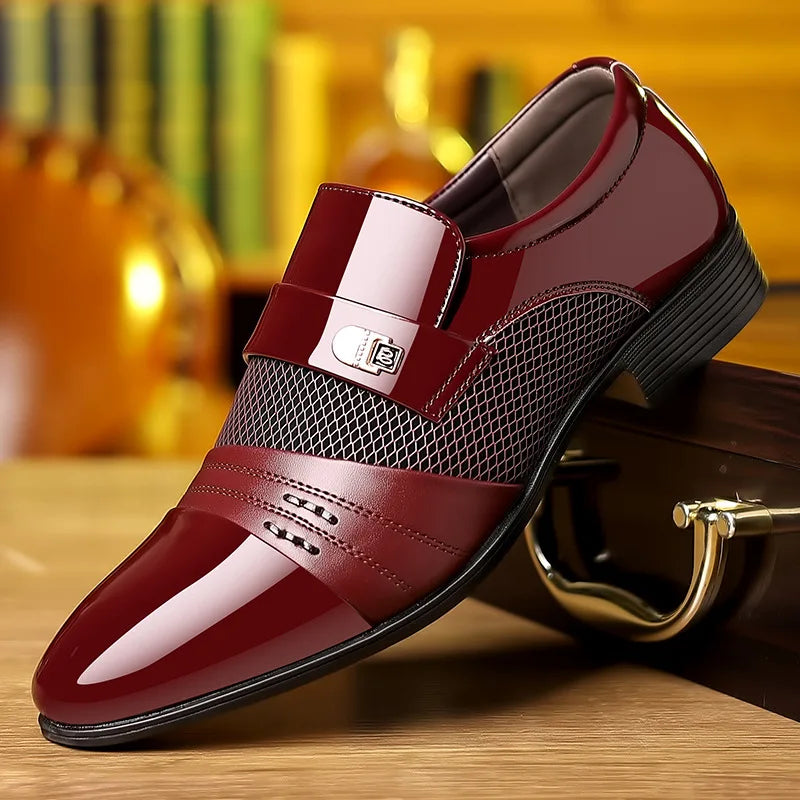 Lenoir™ | Chaussures habillées brillantes haut de gamme