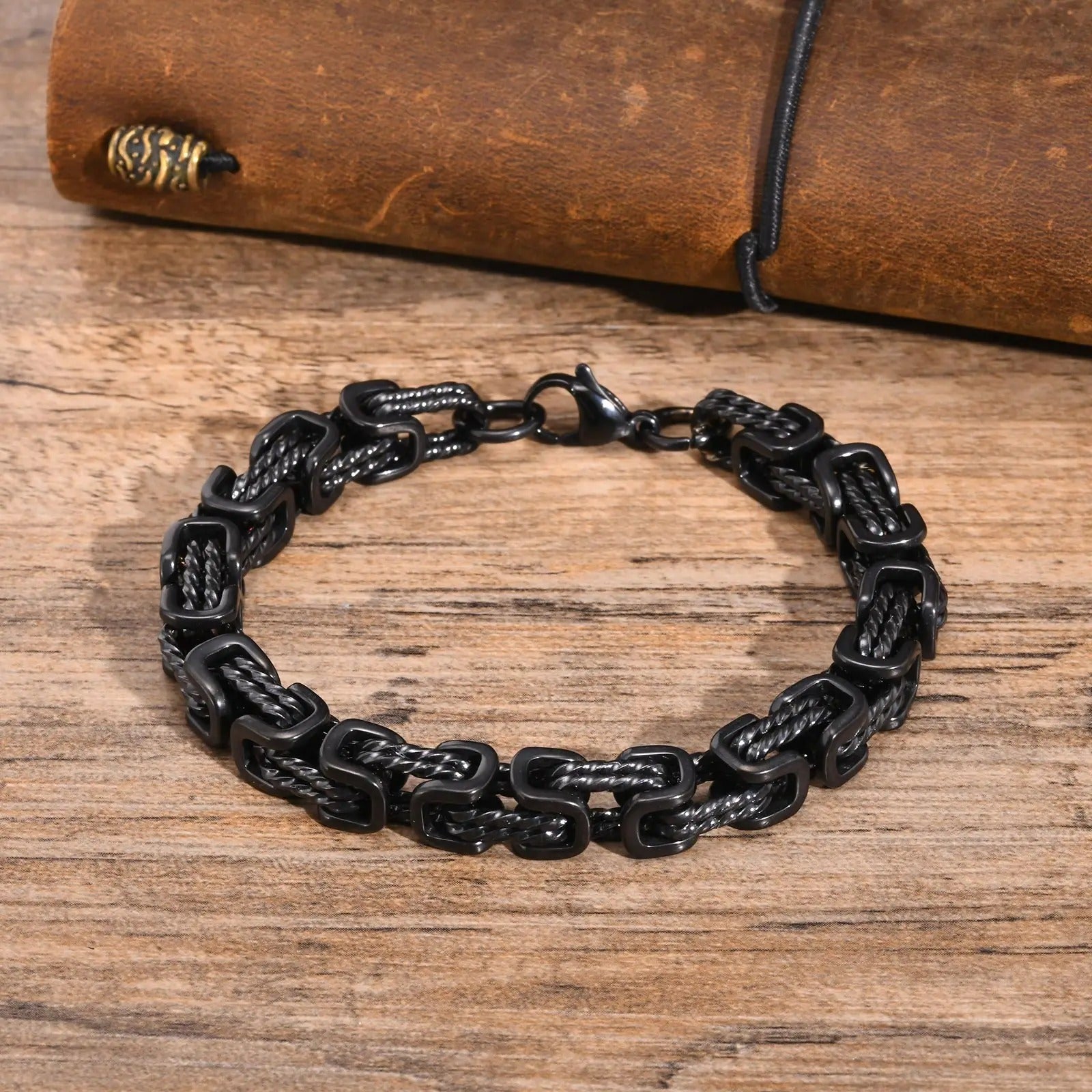 Lenoir™ | Bracelet en chaîne forgée