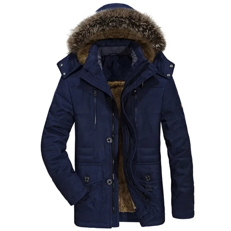Lenoir™ | Veste d'hiver en coton avec capuche