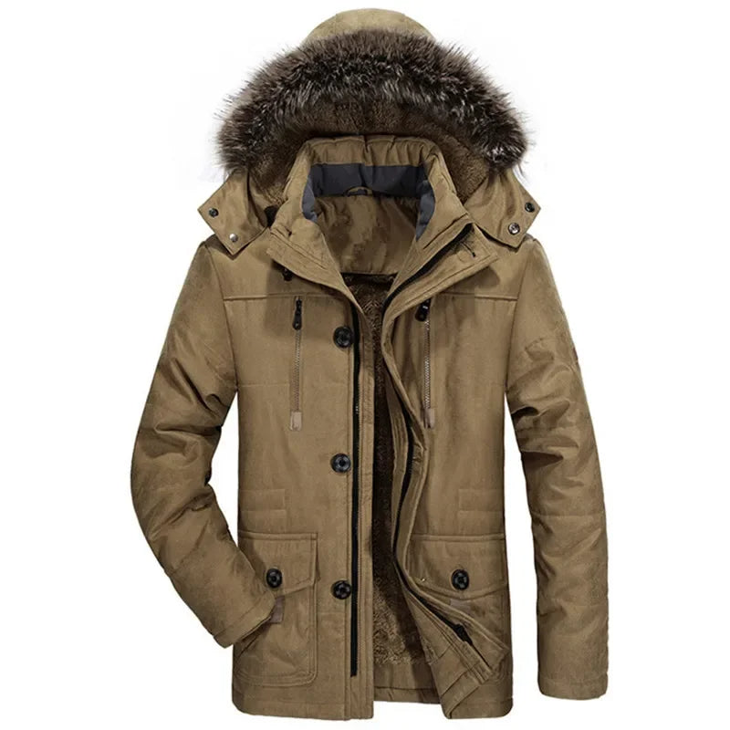 Lenoir™ | Veste d'hiver en coton avec capuche