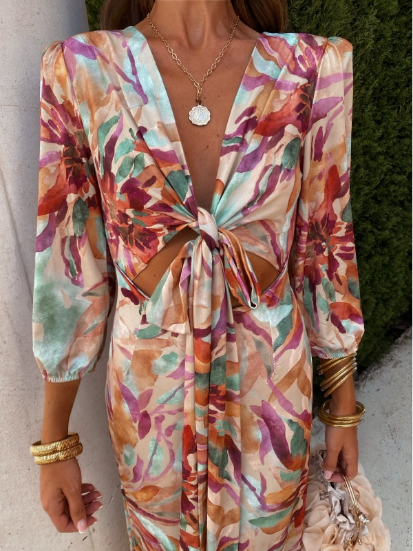 Lenoir™ | Robe élégante avec découpe