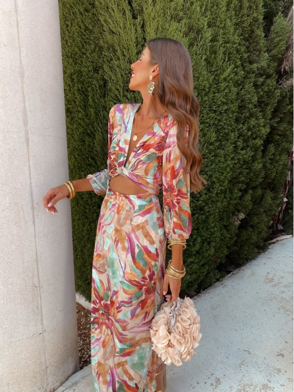 Lenoir™ | Robe élégante avec découpe
